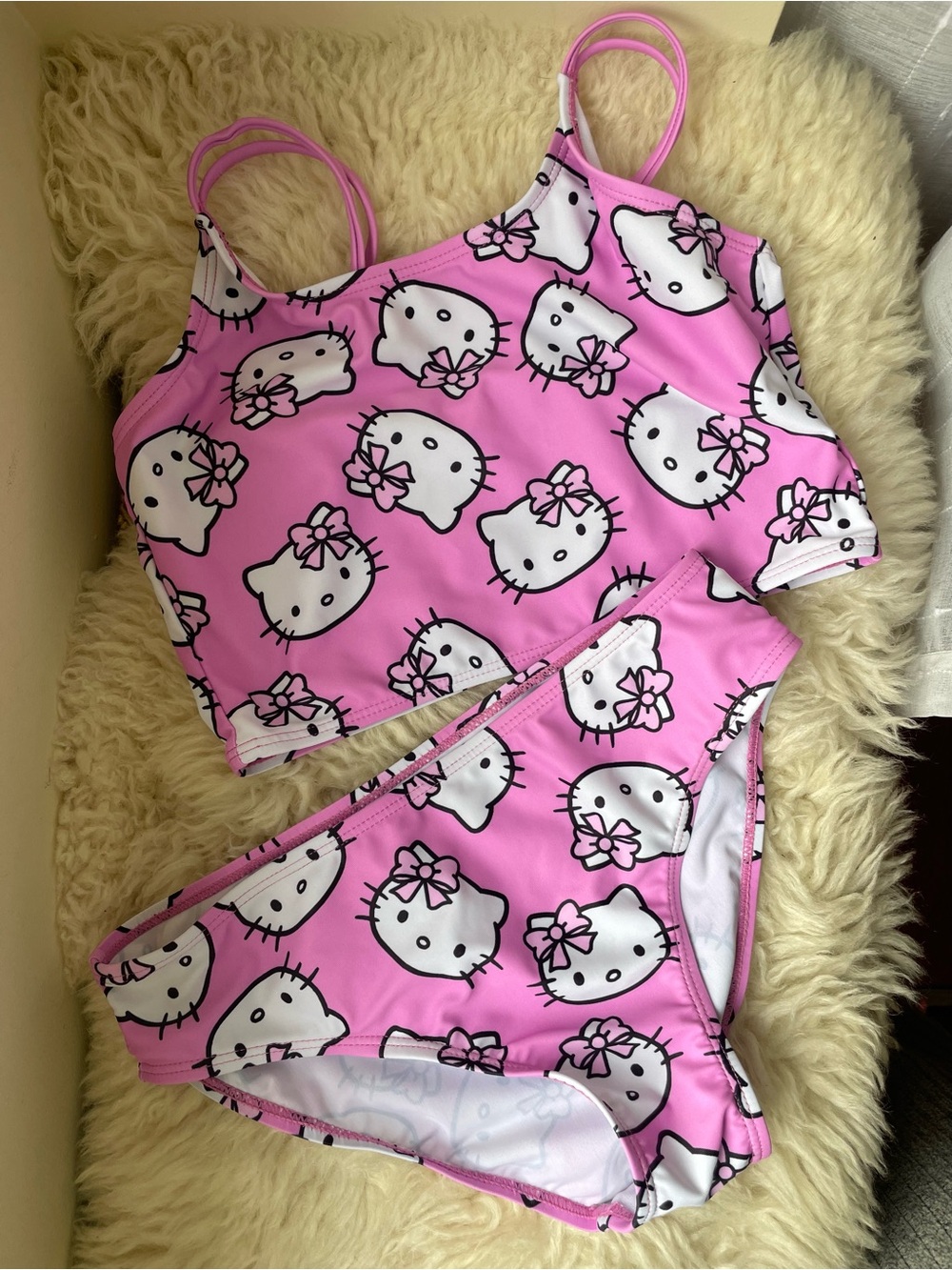 Hello Kitty • Kids’ Pink Two-Piece Swim Set